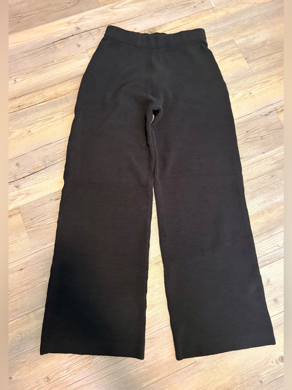 SKIMS Kim Kardashiam cozy light pants large onyx new with tags